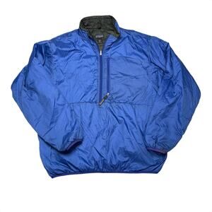 Vtg 1998 Patagonia Puffball Pullover XL Blue Made in USA Insulated Windbreaker